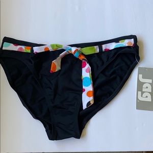 Jag Tie Swimsuit Bikini Bottoms NWT 4/25